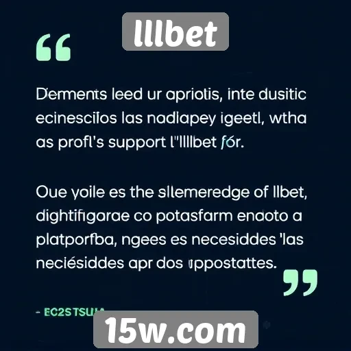 Opiniões de usuários sobre o suporte da lllbet